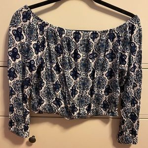 H&M off the shoulder crop top